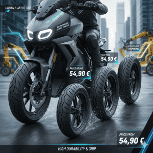 Pneumàtic urbà reforçat per a moto elèctrica